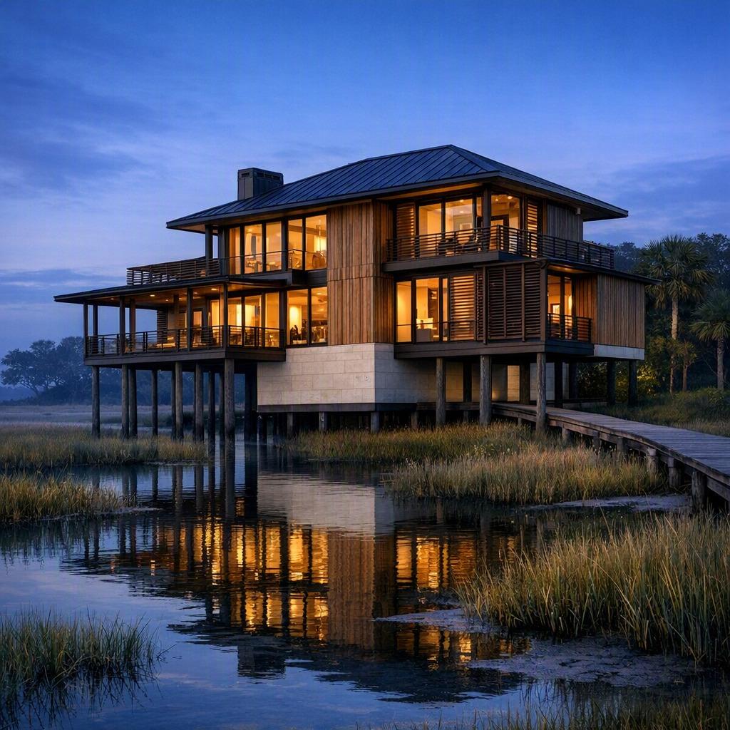 Marsh House — Exterior / site atmosphere