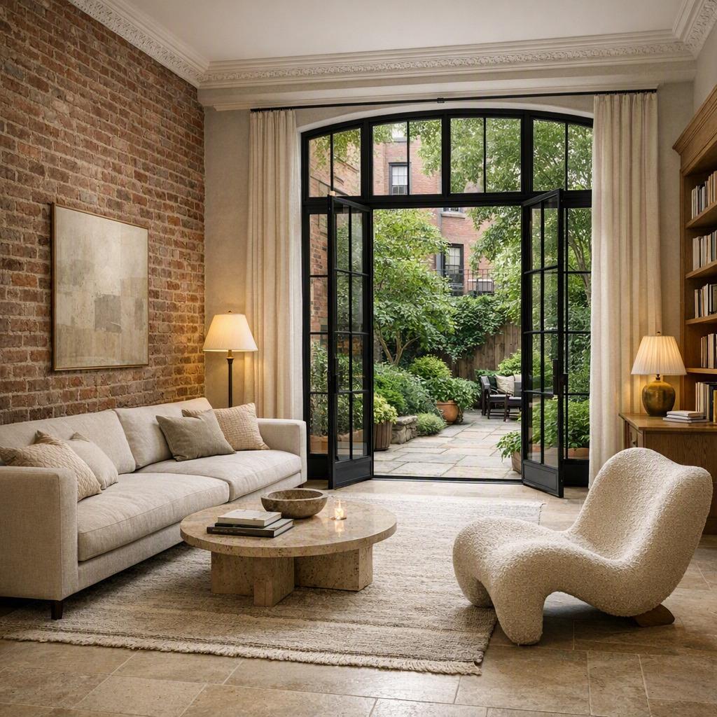 Garden-Level Interior — Interior visualization