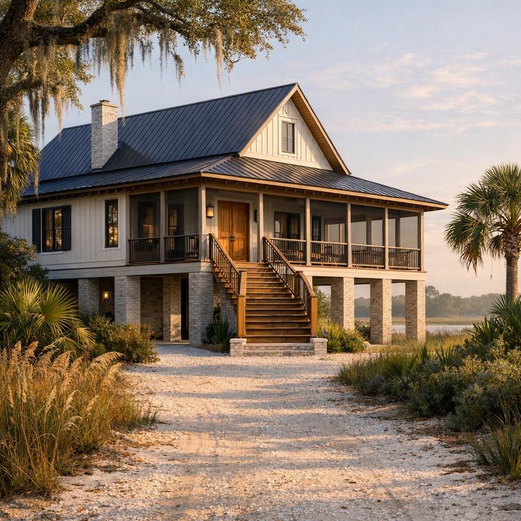 Coastal Residence — Exterior visualization